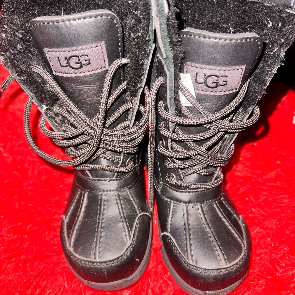UGG Black and Gray Boots